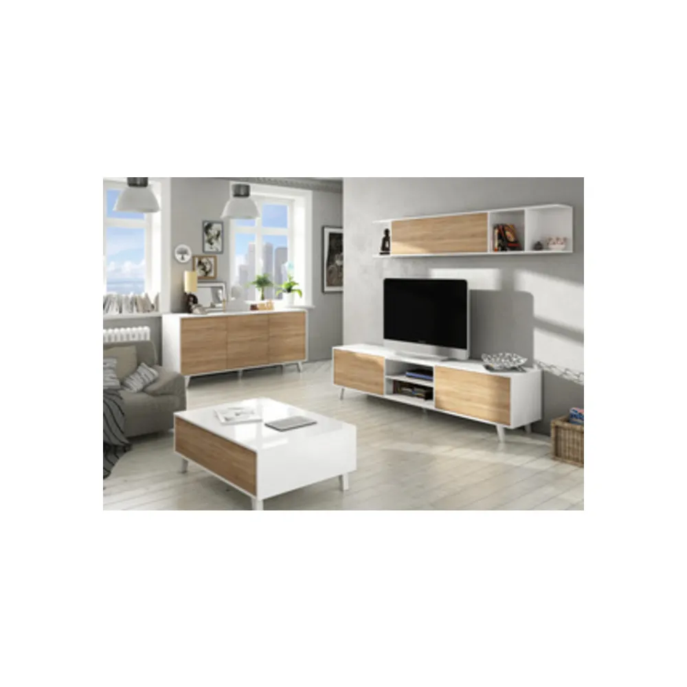 KIT PARETE ATTREZZATA ZAIKEN 180X41X51 CM KIT PARETE ATTREZZATA ZAIKEN 180X41X51 CM