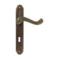 BL MANIGLIA OTTONE BRONZATO BAROCCO Q.8/70
