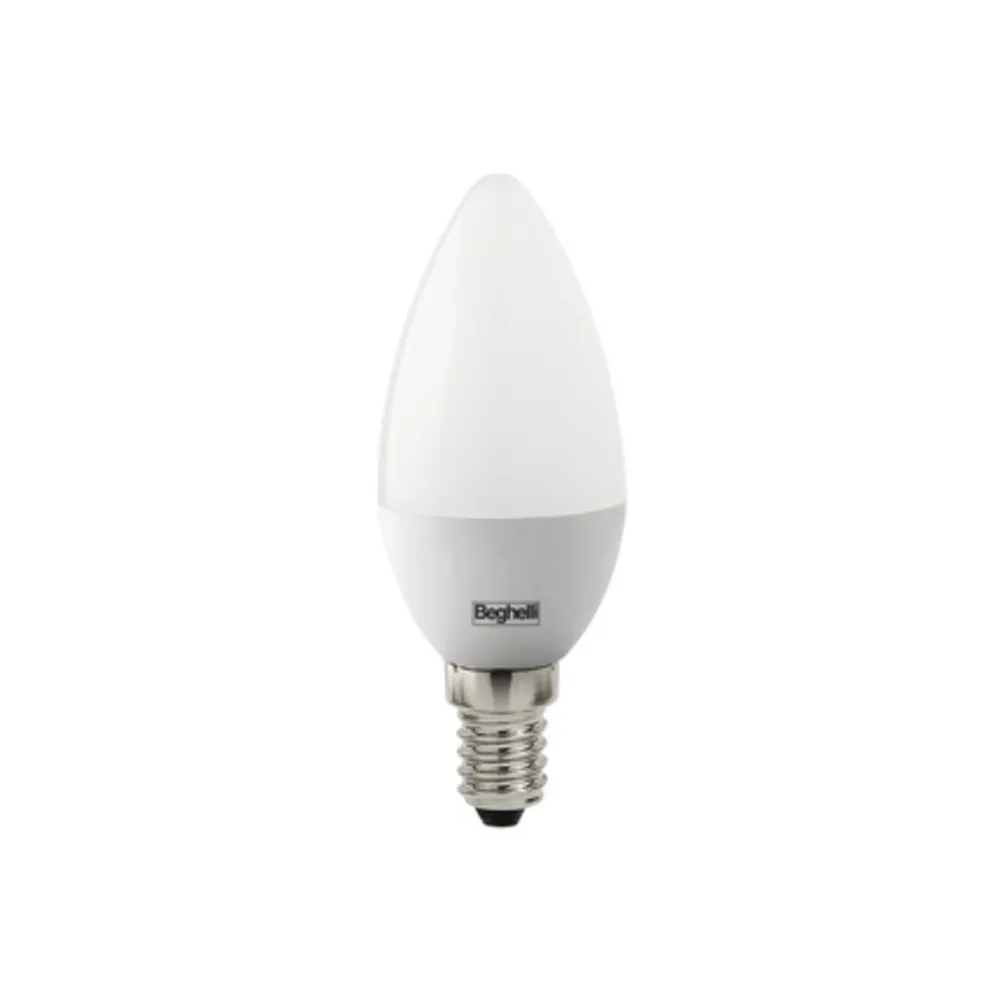 BEGHELLI LED OLIVA E14  5W 56820 FREDDA 6500K* PLAST (10