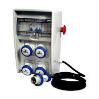 FME 74.324 QUADRO 4P CE 220V IP65 C/PULS EMER IP65