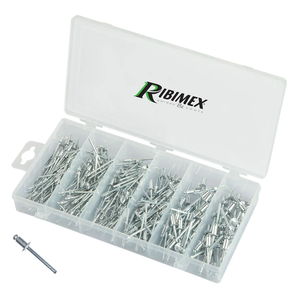 ASSORTIMENTO RIVETTI IN ALLUMINIO totale 320 pz ASSORTIMENTO RIVETTI IN ALLUMINIO totale 320 pz