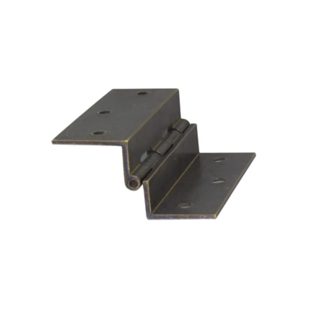 CERNIERA FRESATA C/COLLO OTTONE BRON 60X50 MM* (24