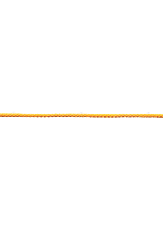 Yellow polypropylene rope Ø 4 mm. Per meter
