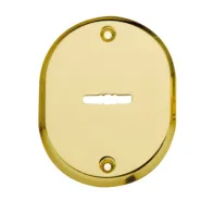 BOCCHETTA DOPPIA MAPPA C/FORI CROMO SATINATO