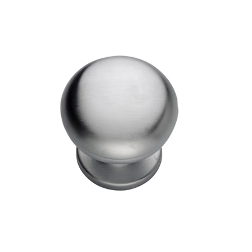 POMOLO OTTONE CIPOLLA  D 63 MM  ART.143 CROMO SAT