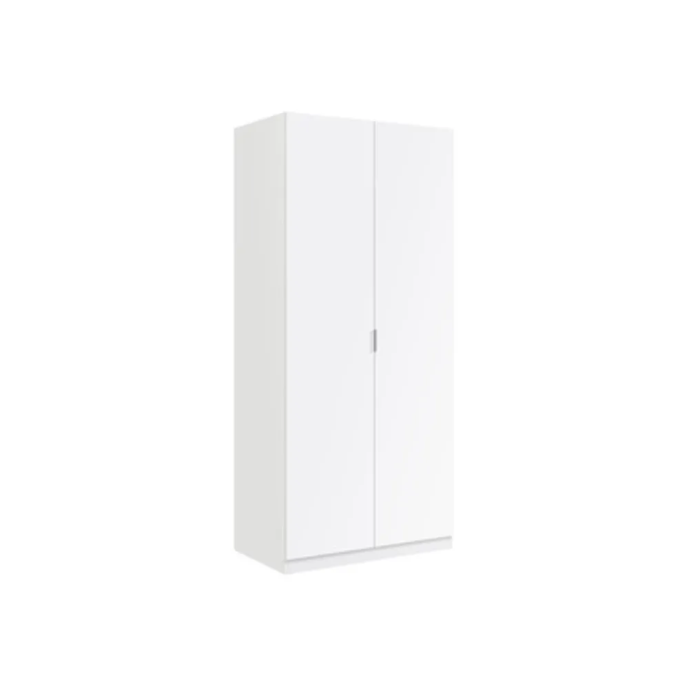 KIT ARMADIO 2 ANTE 81X52XH180 CM BIANCO