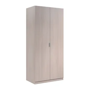 KIT ARMADIO 2 ANTE 81X52XH180 CM ROVERE CHIARO