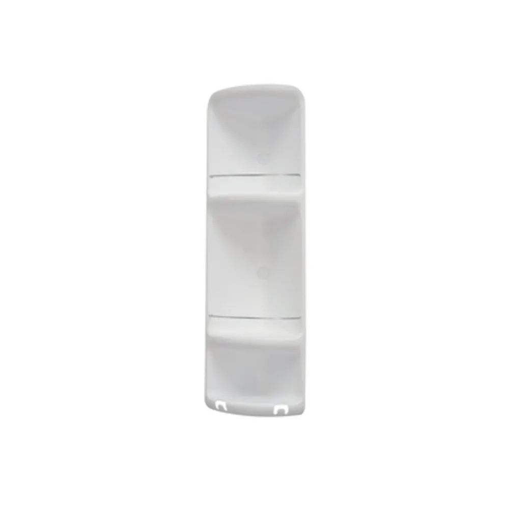 GEDY 7081 ANGOLIERA P/DOCCIA 3 RIPIANI BIANCO