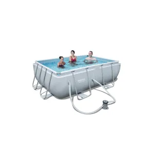 PISCINA C/TELAIO E POMPA 282X196XH84 CM 56629