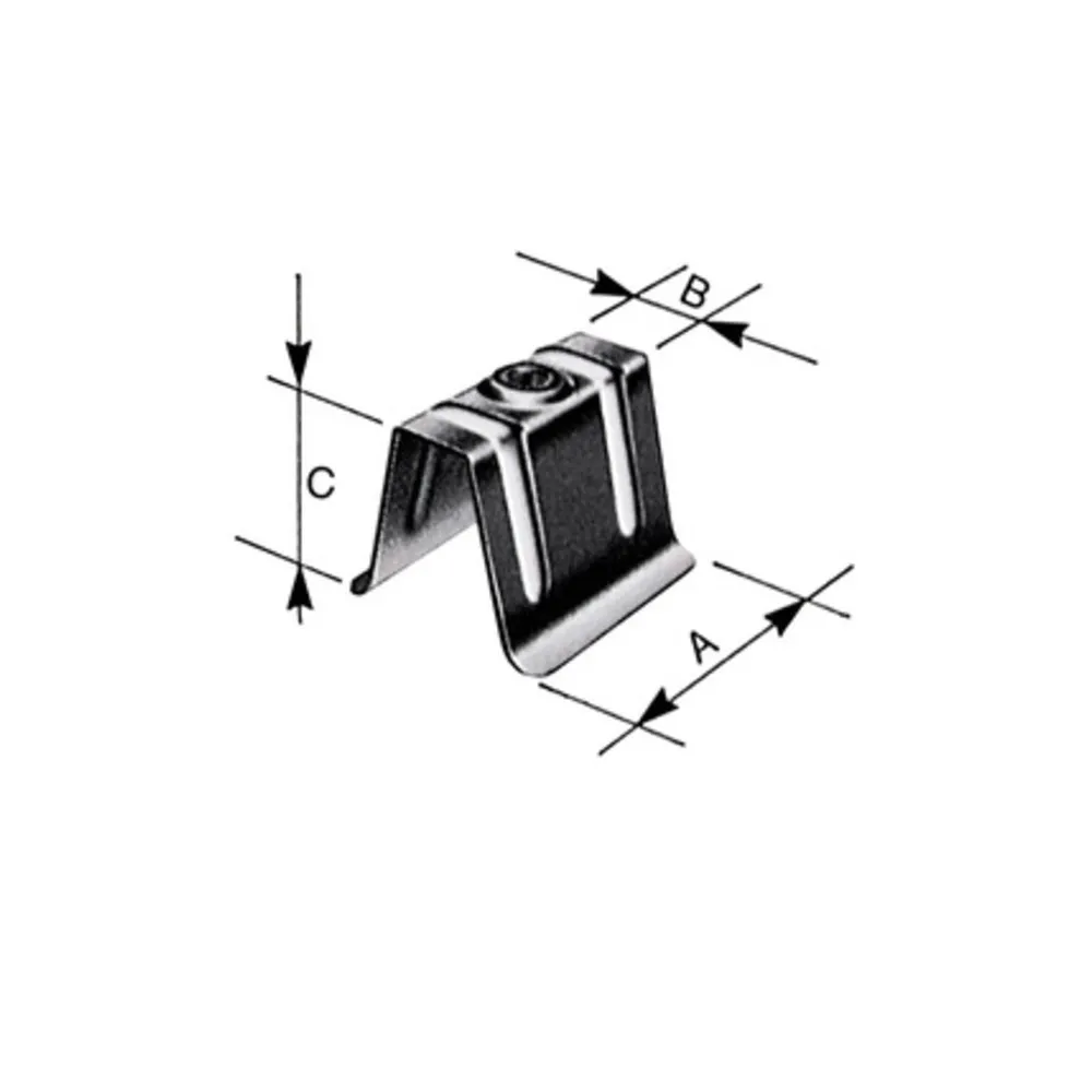 BS CAPPELLOTTO IN LAMIERA ZINC 50X20X40 MM 10 PZ (5 BS CAPPELLOTTO IN LAMIERA ZINC 50X20X40 MM 10 PZ (5