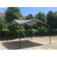 C GAZEBO ACCIAIO ONDA 350X350CM PETRA
