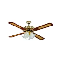 VENTILATORE A SOFFITTO 60W 3 VEL OLD AMERICA C/TEL+4 LUCI