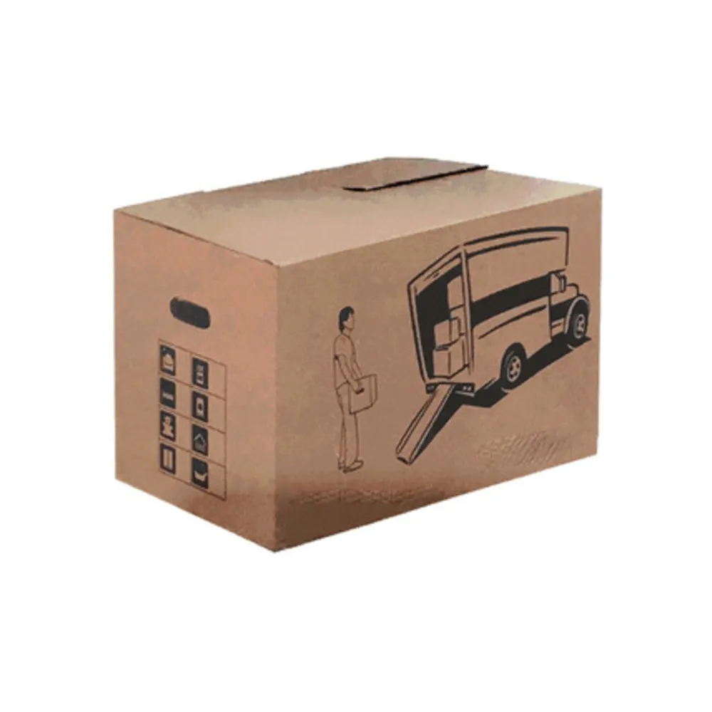SCATOLA CARTONE AVANA L CM.43X36X26H (10