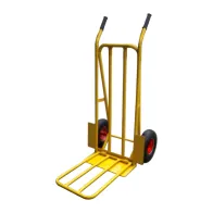CARRELLO PORTACASSE 2 RUOTE C/RIBALTA 200 KG
