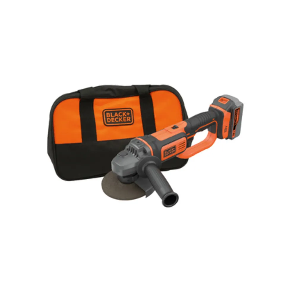 B+D SMERIGLIATRICE ANG BCG720M1-QW 18V 4AH MM125 B+D SMERIGLIATRICE ANG BCG720M1-QW 18V 4AH MM125