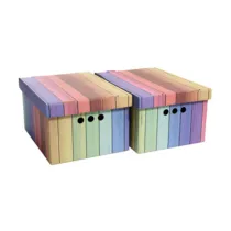 SCATOLA CARTONE CM 33X25X18H SET 2PZ COL.024 (12