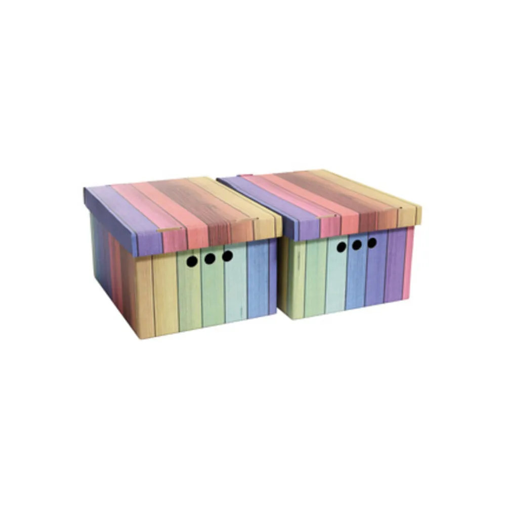 SCATOLA CARTONE CM 33X25X18H SET 2PZ COL.024 (12
