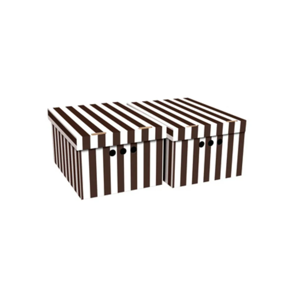 SCATOLA CARTONE CM 33X25X18H SET 2PZ COL.023 (12 SCATOLA CARTONE CM 33X25X18H SET 2PZ COL.023 (12