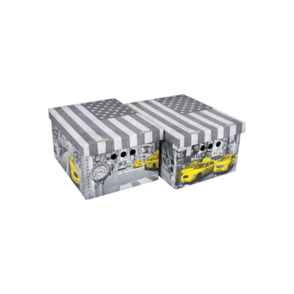 SCATOLA CARTONE CM 33X25X18H SET 2PZ COL.019 (12 SCATOLA CARTONE CM 33X25X18H SET 2PZ COL.019 (12