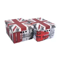 SCATOLA CARTONE CM 33X25X18H SET 2PZ COL.018 (12