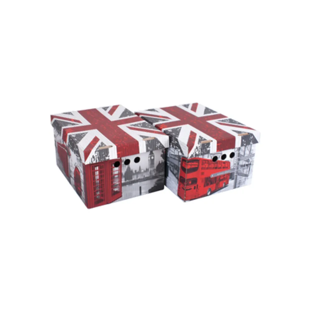 SCATOLA CARTONE CM 33X25X18H SET 2PZ COL.018 (12