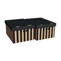 SCATOLA CARTONE CM 33X25X18H SET 2PZ COL.036 (12