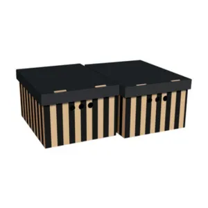 SCATOLA CARTONE CM 33X25X18H SET 2PZ COL.036 (12