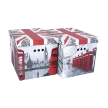 SCATOLA CARTONE CM 42X32X32H SET 2PZ COL.018 (12