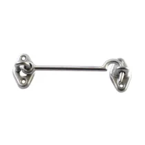 GANCIO FERMAFINESTRA OTTONE CROMO SAT  80 MM (25