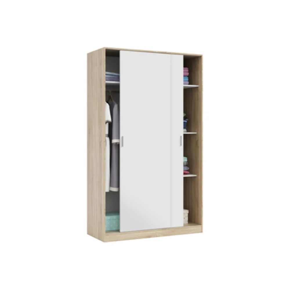 KIT ARMADIO 2 ANTE SCORREVOLI 120X50XH200 RO/BIA KIT ARMADIO 2 ANTE SCORREVOLI 120X50XH200 RO/BIA