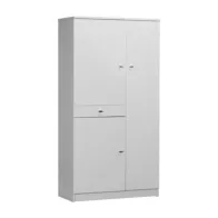 MOBILE 3 ANTE +1 CASSETTO 77X34X147 BIANCO LACC. 322TL