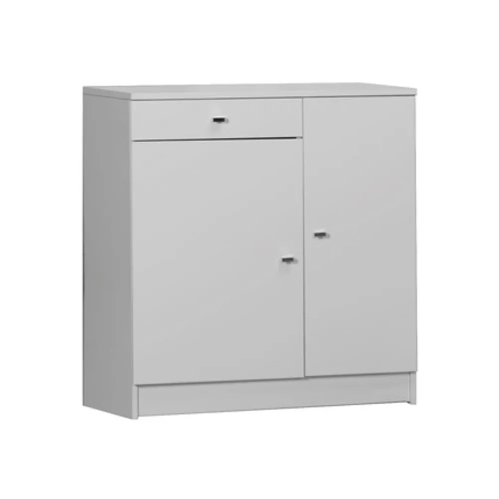 MOBILE 2 ANTE +1 CASSETTO 77X34X80 BIANCO LACC. 342TL