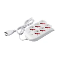 ROSI 94124 MULTIPRESA 6PR BIP SCHUKO + INT