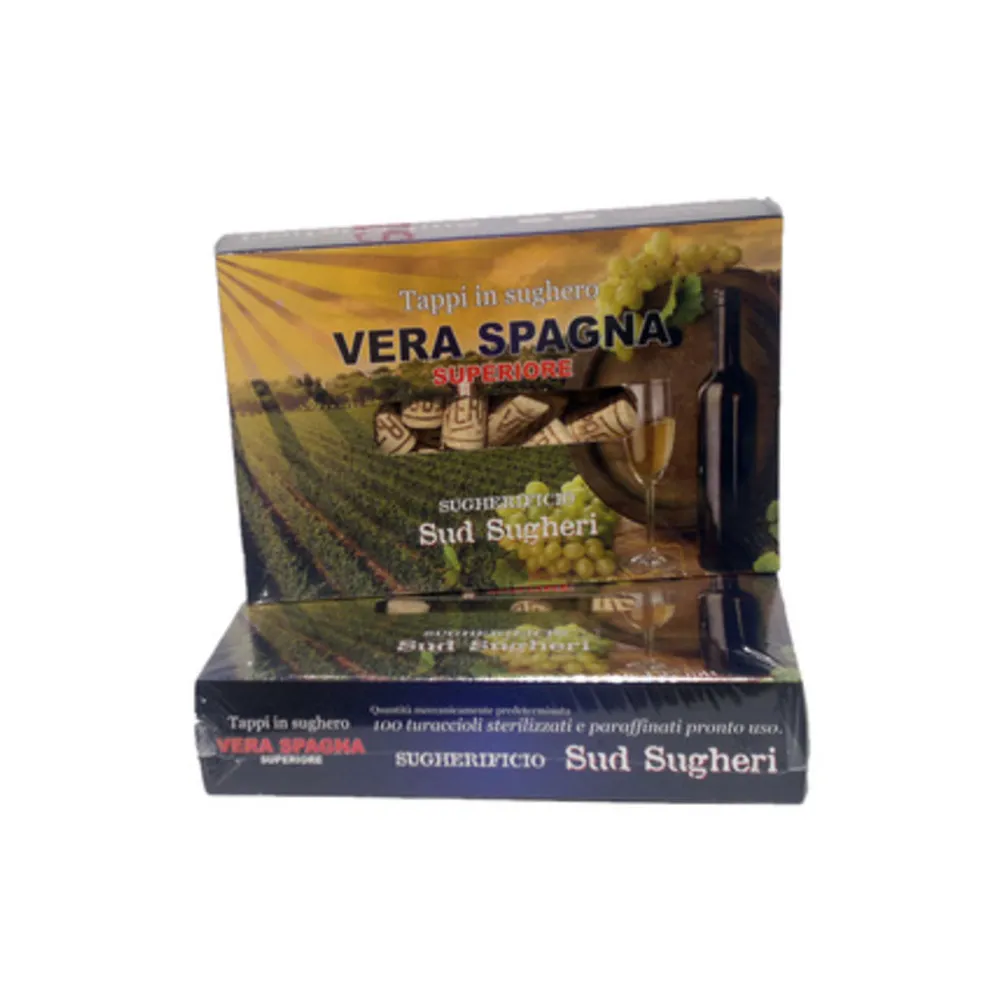 TAPPO IN SUGHERO SPAGNA 24X40 MM CONF 100 PZ TAPPO IN SUGHERO SPAGNA 24X40 MM CONF 100 PZ