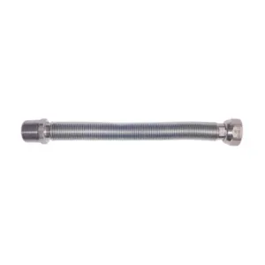 RACCORDO INOX ESTENSIBILE ACQUA 3/4 MF 200-400 MM