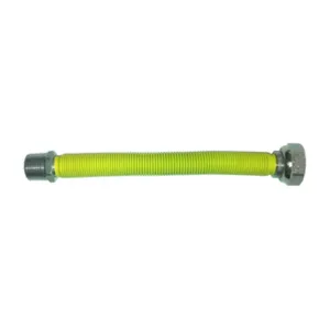 RACCORDO INOX ESTENSIBILE GAS 3/4 MF 200-400 GIALLO