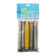 SET RACCORDO INOX ESTENSIBILE 3/4 P/CALDAIA KIT