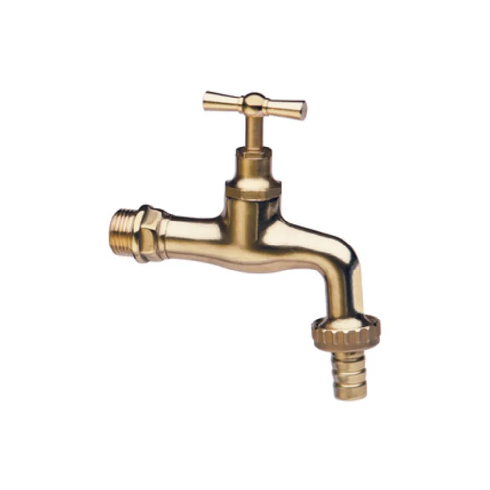 PL RUBINETTO OTTONE LUCIDO C/PORTAGOM D 1/2 (6