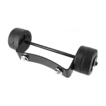 R SET RUOTE P/STUFA PATIO NERA   HSS-A-PC