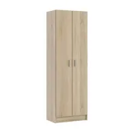 KIT ARMADIO 2 ANTE MULTIUSO 5 RIPIANI 59X37X180 ROVERE CANAD.