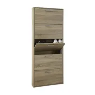 KIT SCARPIERA 5 RIBALTE 65X15X164 ROVERE SCURO