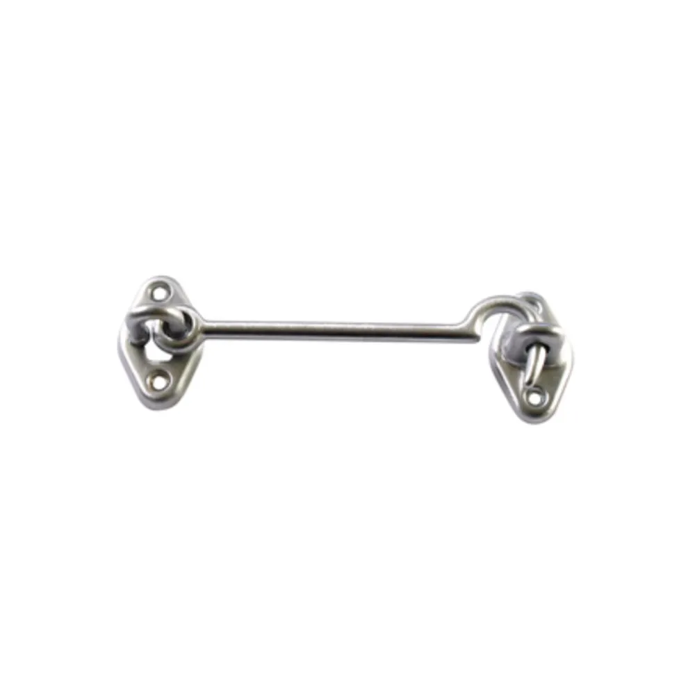 BL GANCIO FERMAFINESTRA OTTONE CROMO SAT 80 MM (5 BL GANCIO FERMAFINESTRA OTTONE CROMO SAT 80 MM (5