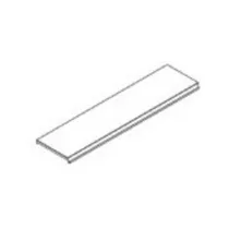 ZAF LISTA RIPIANO CM. 20X100 GRIGIA (2