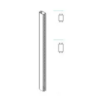 ZAF PIANTANA BIFACC GONDOLA GRIGIA 9XH140CM