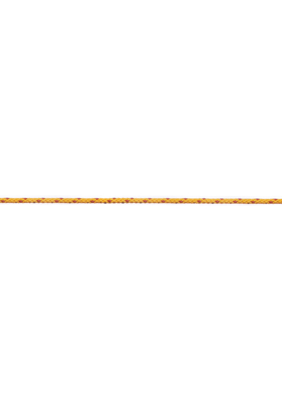 Yellow-red polypropylene rope Ø 6 mm. Per meter