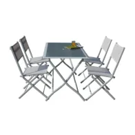 SET TAVOLO + 4 SEDIE PIEGHEVOLE ASTRO HFS-268