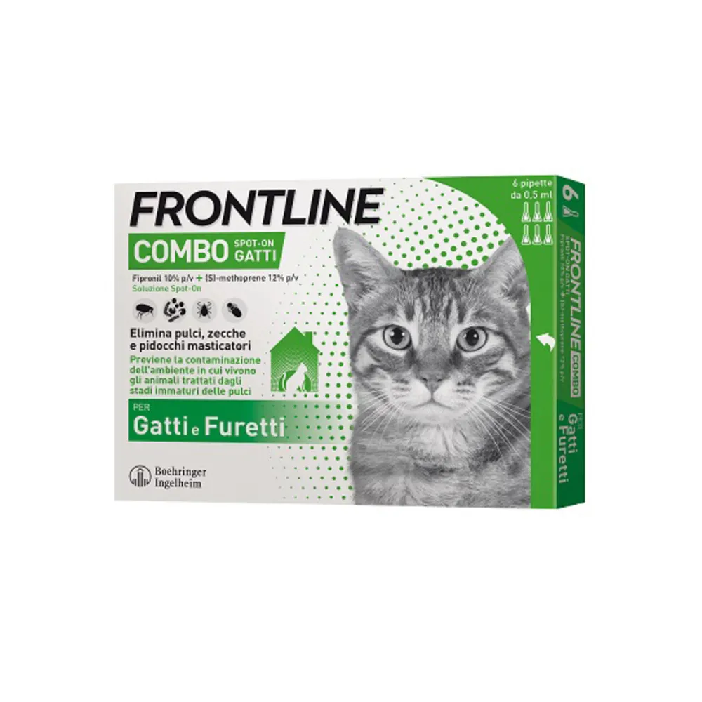 FRONTLINE COMBO GATTI 6 PIPETTE OFF. SPECIALE FRONTLINE COMBO GATTI 6 PIPETTE OFF. SPECIALE
