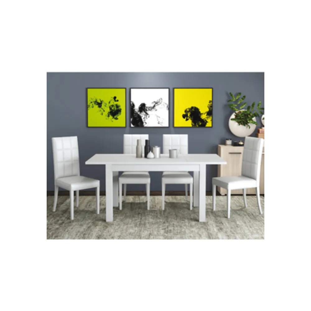 KIT TAVOLO FIRENZE 110/150X70XH76 BCO FRASSINO KIT TAVOLO FIRENZE 110/150X70XH76 BCO FRASSINO
