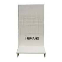 SCAFFALE A PARETE 100X40X205H GRIGIO
