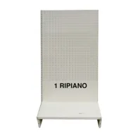SCAFFALE A PARETE 100X40X205H GRIGIO